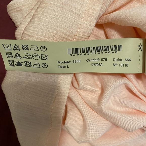 Massimo Dutti Blush Short Sleeve Top Bow - Picture 4 of 7